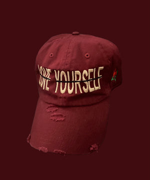 Burgundy "Love Yourself"  Hat