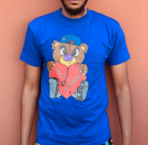 Blue Front logo “Broken Hearted Teddy Bear” T-Shirt