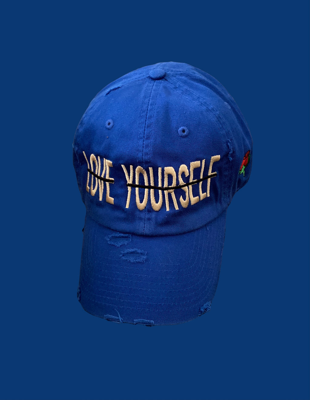 Blue "Love Yourself" Hat