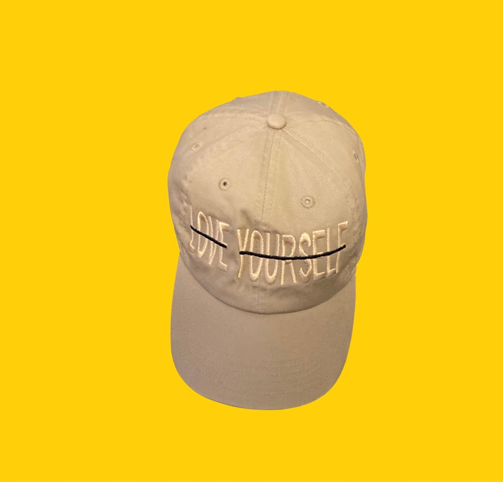 Beige "Love Yourself" Hat