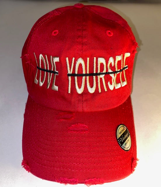 Red "Love Yourself" Hat